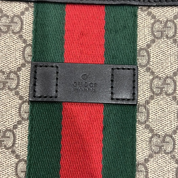 Gucci GG Supreme Small Zip-Top Crossbody Bag - Picture 2 of 5